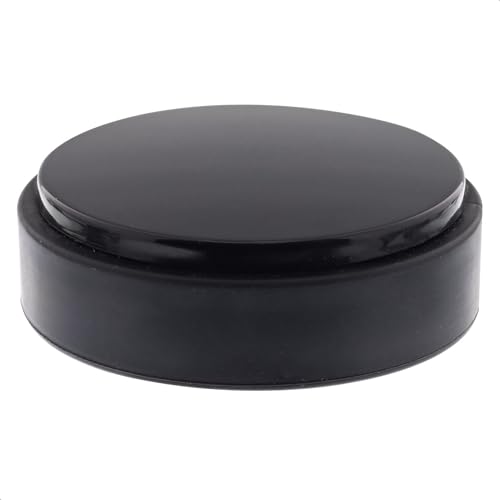 WAGNER Bodentürstopper BLACK DELUXE - Ø 50 x 15 mm, hochwertiger Kunststoff, Hochglanz schwarz, selbstklebend, rückstandslos entfernbar - 15510911 von WAGNER