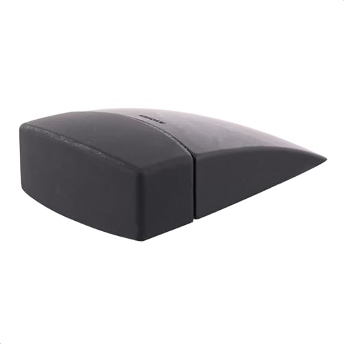 WAGNER Bodentürstopper BLACK DELUXE - Ø 70 x 40 x 20 mm, hochwertiger Kunststoff, Hochglanz schwarz, selbstklebend, rückstandslos entfernbar - 15515011 von WAGNER