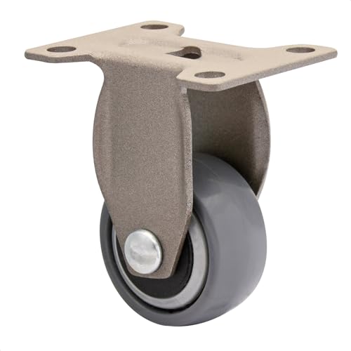WAGNER Design - 3C - Bockrolle / Apparaterolle / Möbelrolle - grau, Softlauffläche, Durchmesser 25 mm, Tragkraft 12 kg - 01242801 von WAGNER design yourself