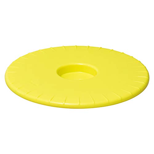 WAGNER Pflanzenroller ULTRAFLAT Ø 30 x 2,5 cm I Pflanzenroller für den Innenbereich, sonnengelb I Extra flacher Kübelroller aus ABS Kunststoff, wasserabweisend I Tragkraft 100 kg - 20044201 von WAGNER design yourself