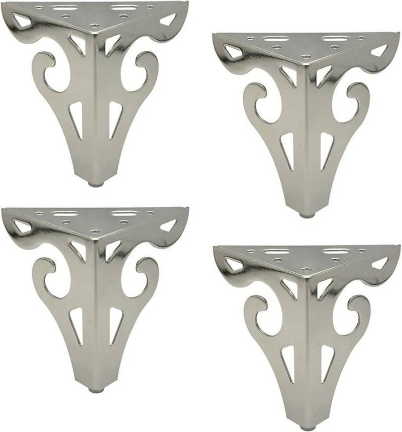 WAGNER design yourself Möbelfuß Möbelbeine / Tischbeine / Sofafüße - SOFA WINGS 4er Set - Stahl hochglanzverchromt, Anschraubplatte, 1 Noppe, Höhe 12 cm, Schenkellänge 10 cm für Palettenmöbel im Landhausstil WAGNER design yourself Möbelfuß Möbelbeine / Tischbeine / Sofafüße - SOFA WINGS 4er Set - Stahl hochglanzverchromt, Anschraubplatte, 1 Noppe, Höhe 12 cm, Schenkellänge 10 cm für Palettenmöbel im Landhausstil von WAGNER design yourself