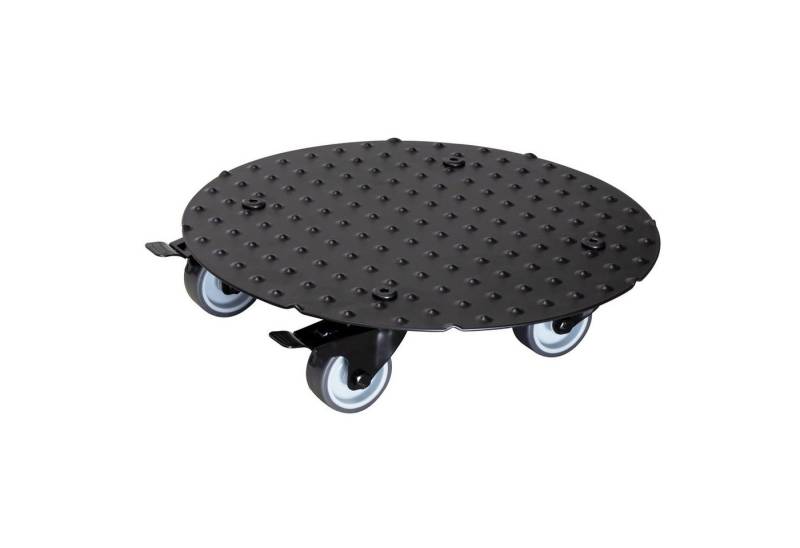 WAGNER design yourself Pflanzenroller ALASKA I diverse Größen & Rollen I für Außenbereich + Innenbereich I rund & eckig I aus Aluminium Riffelblech & Noppenblech I silber eloxiert & schwarz beschichtet I Tragkraft 150 kg - Made in DE von WAGNER design yourself