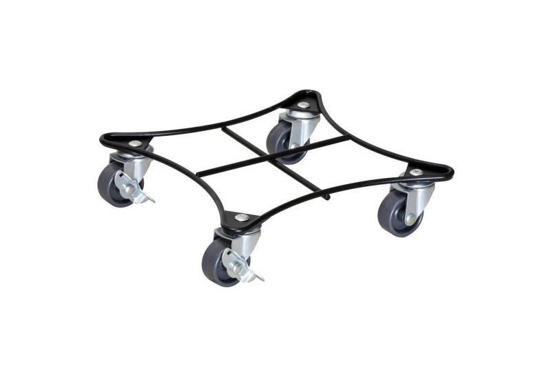WAGNER design yourself Pflanzenroller BLACK RETRO EDITION I rund & eckig I In & Outdoor I schwarz & taupe von WAGNER design yourself