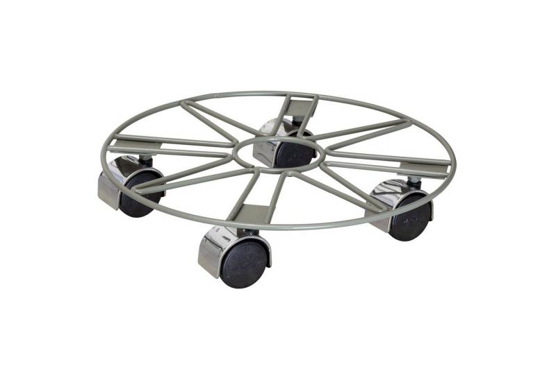 WAGNER design yourself Pflanzenroller BLACK RETRO EDITION I rund & eckig I In & Outdoor I schwarz & taupe von WAGNER design yourself