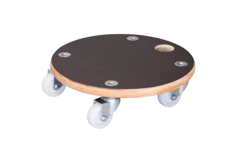 WAGNER design yourself Pflanzenroller MAXIGRIP in diversen Größen I rund und eckig I Transportroller für Außenbereich + Innenbereich I aus FSC®-Schichtholz I softe + harte Rollen I Tragkraft 200 + 300 kg - Made in DE von WAGNER design yourself