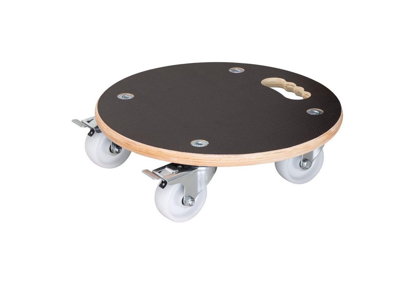 WAGNER design yourself Pflanzenroller MAXIGRIP in diversen Größen I rund und eckig I Transportroller für Außenbereich + Innenbereich I aus FSC®-Schichtholz I softe + harte Rollen I Tragkraft 200 + 300 kg - Made in DE von WAGNER design yourself