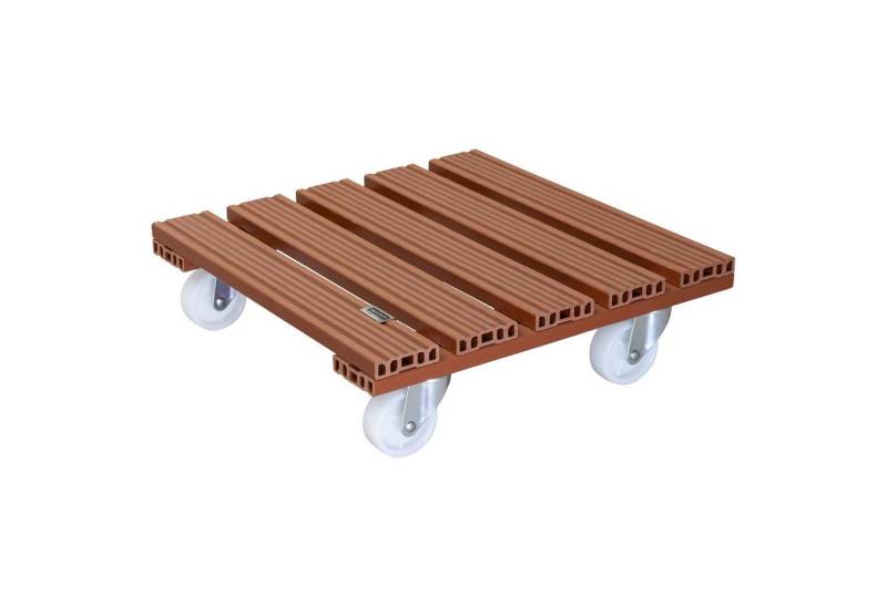 WAGNER design yourself Pflanzenroller WPC in diversen Größen I für Außenbereich + Innenbereich I rund & eckig I aus FSC® Wood Plastic Composite I Rollen mit & ohne Bremsen I mehrere Farben I verschiedene Tragkraften von WAGNER design yourself