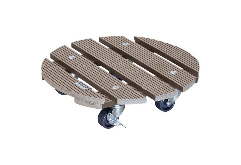 WAGNER design yourself Pflanzenroller WPC in diversen Größen I für Außenbereich + Innenbereich I rund & eckig I aus FSC® Wood Plastic Composite I Rollen mit & ohne Bremsen I mehrere Farben I verschiedene Tragkraften von WAGNER design yourself