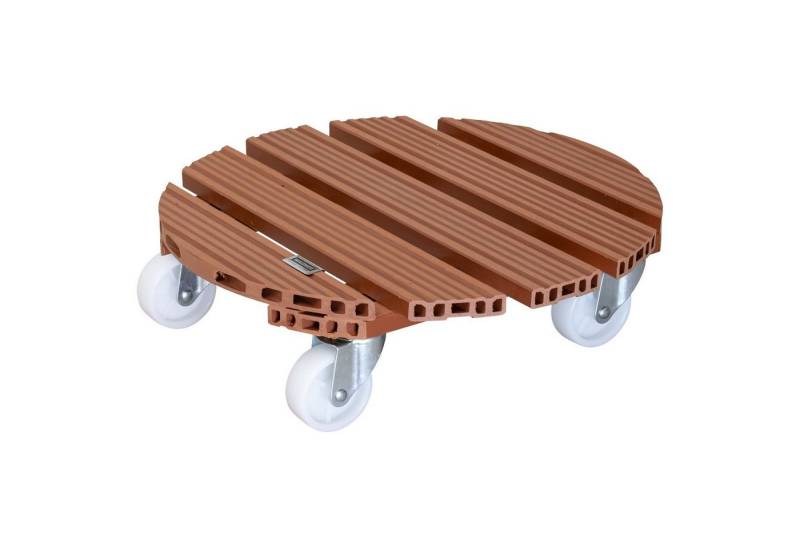WAGNER design yourself Pflanzenroller WPC in diversen Größen I für Außenbereich + Innenbereich I rund & eckig I aus FSC® Wood Plastic Composite I Rollen mit & ohne Bremsen I mehrere Farben I verschiedene Tragkraften von WAGNER design yourself