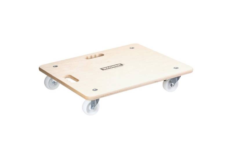 WAGNER design yourself Transportroller Transporthilfe - 59 x 49 cm - Tragkraft 250 kg I ideal für Unhandliches, Geräte & Möbel I 2 Tragegriffe I bestens beweglich I FSC®-zertifiziert - Made in DE von WAGNER design yourself