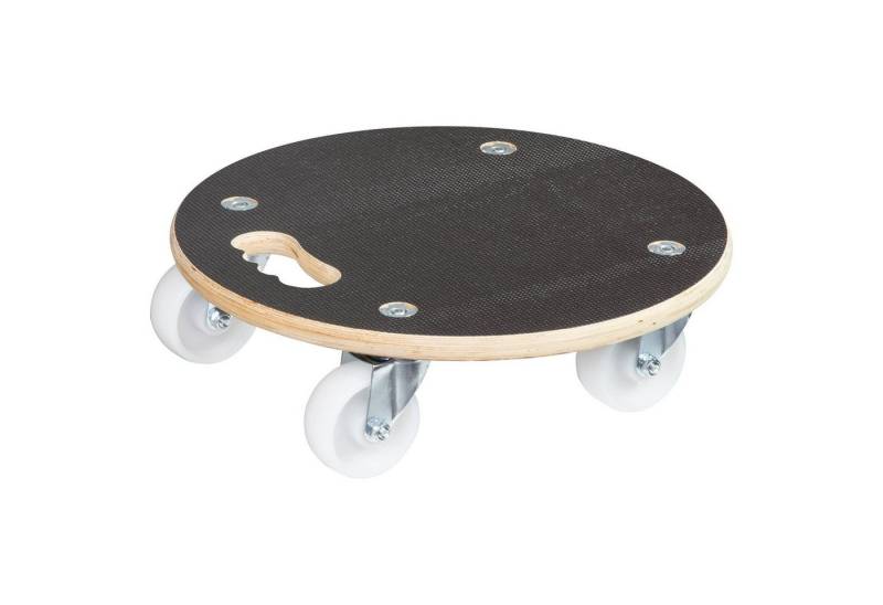 WAGNER design yourself Transportroller Transporthilfe - Ø 38 cm - Tragkraft 250 kg I für schwer beladene Kisten, Geräte & Möbel I Ergo-Tragegriff I rutschfeste Oberfläche I FSC®-zertifiziert - Made in DE von WAGNER design yourself