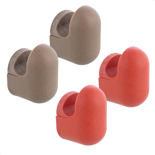 WAGNER - hooks4home - Design-Wandhaken PILL 4tlg. Set - 50 x 30 x 35 mm, recycelter Bio Kunststoff, taupe/korallenrot - Made in DE - 17042024 WAGNER - hooks4home - Design-Wandhaken PILL 4tlg. Set - 50 x 30 x 35 mm, recycelter Bio Kunststoff, taupe/korallenrot - Made in DE - 17042024 von WAGNER