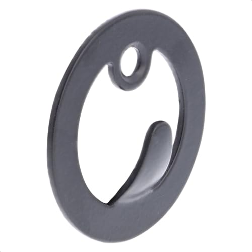 WAGNER - hooks4home - Design-Wandhaken RETRO BLACK - Ø 40 x 10 mm, pulverbeschichteter Stahl, schwarz matt - 17044021 von WAGNER design yourself