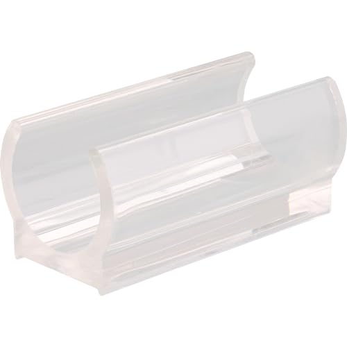 Wagner Klemmschalengleiter für Rundrohr 4tlg. - 50 x 21/22 x19/23 x 51 mm, Abrieb 4 mm, Kunststoff transparent - Made in Germany - 15068399 von WAGNER