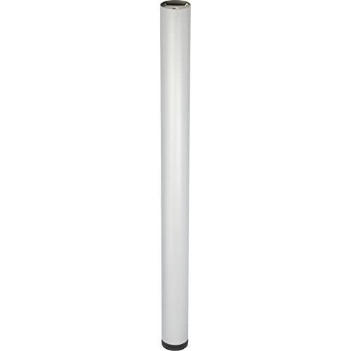 Wagner Möbelbein/Tischbein/Möbelfuß/Systemrohr TENO - Ø 60 x 800 mm, individuell mit TENO System und QuickClick kombinierbar, Stahl in Aluminium Eloxaloptik, Tragkraft 50 kg - 12340901 von WAGNER