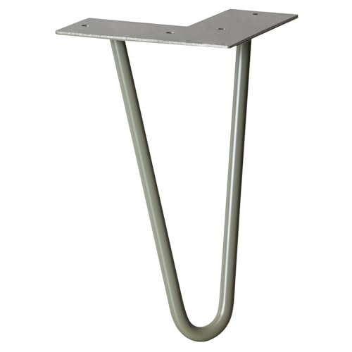 Wagner Möbelbein/Tischbein/Möbelfuß - Hairpin Leg - Retro Style - Stahl pulverbeschichtet Vintage, 12 x 12 x 20 cm, Bein konisch/schräg verlaufend, integrierte Anschraubplatte - 12822701 Wagner Möbelbein/Tischbein/Möbelfuß - Hairpin Leg - Retro Style - Stahl pulverbeschichtet Vintage, 12 x 12 x 20 cm, Bein konisch/schräg verlaufend, integrierte Anschraubplatte - 12822701 von WAGNER design yourself