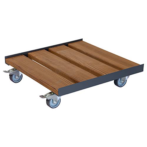 Wagner Pflanzenroller Fortis Basic 38 x 38 x 9,5 cm I Blumenroller für Außenbereich + Innenbereich I Kübelroller aus Thermo-Holz/Metall I 2 Total-Feststeller I Tragkraft 200 kg I Made in EU -20702001 Wagner Pflanzenroller Fortis Basic 38 x 38 x 9,5 cm I Blumenroller für Außenbereich + Innenbereich I Kübelroller aus Thermo-Holz/Metall I 2 Total-Feststeller I Tragkraft 200 kg I Made in EU -20702001 von WAGNER design yourself