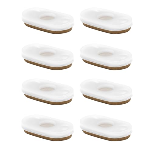 Wagner QuickClick® Filzgleiter Möbelgleiter Stuhlgleiter, 8er-Set Ersatzgleiter austauschbar - Spezialgleiter SYNO - 32 x 17 mm für Basis 35 x 20 mm - Made in DE - 16783200 von WAGNER design yourself