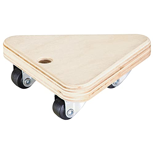 Wagner Transporthilfe MM 1158 I 14 x 14 x 14 x 4,5 cm - Tragkraft 100 kg - ideal für Unhandliches, Geräte & Möbel I Griffloch I bestens beweglich I FSC®-Zertifiziert - 20115801 von WAGNER design yourself