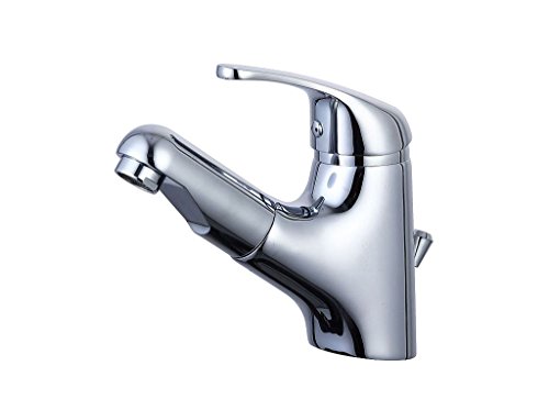 Wagner Einhebel Waschtischarmatur mit ausziehbarer Haarbrause, Hochdruck, Chrom, Messing Verchromt Wagner Einhebel Waschtischarmatur mit ausziehbarer Haarbrause, Hochdruck, Chrom, Messing Verchromt von Wagner