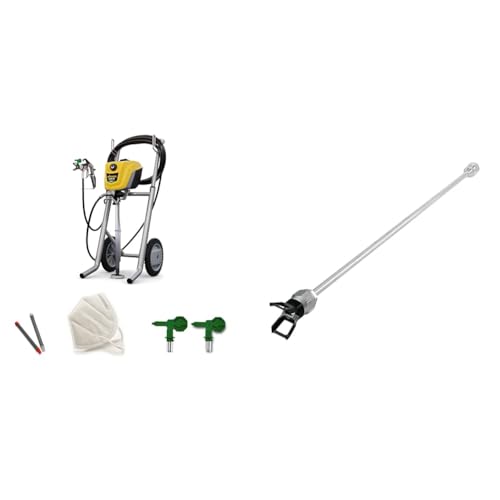 WAGNER Airless Farbsprühsystem Control Pro 350 M, Schlauch 15 m & 517701 Control Pro HEA Düsenverlängerung für WAGNERAirlessFarbsprühsystemeControlPro-hoheWändeundBöden,60cm,Grau von Wagner