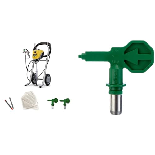 WAGNER Airless Farbsprühsystem Control Pro 350 M, Schlauch 15 m & Control Pro HEA Düse 619 für Control Pro Airless Farbsprühsysteme für Latexfarben, Dispersionen, Rostschutzfarben, grün WAGNER Airless Farbsprühsystem Control Pro 350 M, Schlauch 15 m & Control Pro HEA Düse 619 für Control Pro Airless Farbsprühsysteme für Latexfarben, Dispersionen, Rostschutzfarben, grün von Wagner