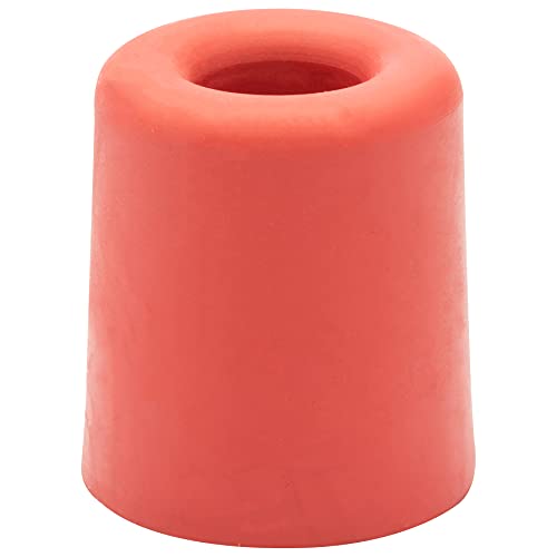 WAGNER Bodentürstopper/Wandtürstopper VULKANO MEDIUM - Durchmesser Ø 31 x 34 mm, Puffer aus hochwertigem Vollgummi, rot, zum Schrauben - 15206121 von WAGNER