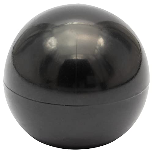WAGNER Bodentürstopper GOLFBALL - Durchmesser Ø 30 x 30 mm, hochwertiger Kunststoff, schwarz, zum Schrauben, inklusive Montagematerial - 15504511 von WAGNER design yourself