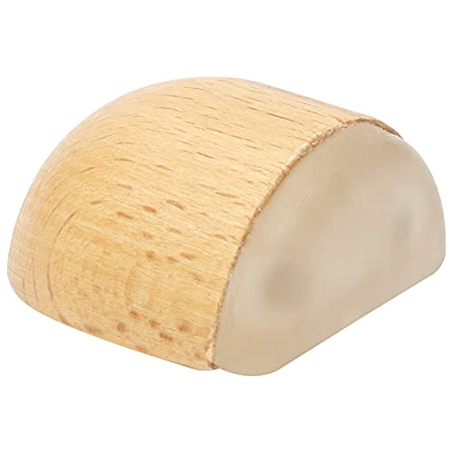 WAGNER Bodentürstopper WOOD - 40 x 40 x 25 mm, Buche massiv, selbstklebend, rückstandslos entfernbar - 15509411 von WAGNER