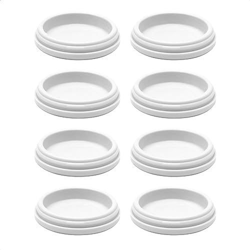 WAGNER QuickClick® Kunststoffgleiter Möbelgleiter Stuhlgleiter Ersatz - 8er-Set Ersatzgleiter austauschbar ersetzbar - Kunststoff HYPER - Durchmesser Ø 30 mm - für Basis Ø 30 mm -Made in DE - 15793000 von QuickClick
