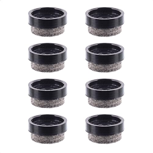 WAGNER QuickClick® Filzgleiter Möbelgleiter Stuhlgleiter Ersatz - 8er-Set Ersatzgleiter austauschbar ersetzbar - Wollfilz ULTRASOFT SLIM - Durchmesser Ø 17 mm - für Basis Ø 17 mm -Made in DE- 15816100 von QuickClick