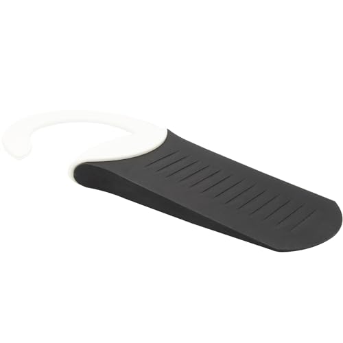 WAGNER Türstopper/Türkeil HOOK BIG - Durchmesser Ø 50 x 190 x 15 mm, Türkeil zum Unterschieben, Stopper aus Vollgummi mit Aufhänger aus hochwertigem Kunststoff - 15692601 von WAGNER design yourself