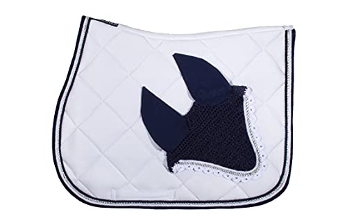 WAGNER VS/Spring Schabracke mit Fliegenhaube und Strass-Steinen Weiss-BLAU WAGNER VS/Spring Schabracke mit Fliegenhaube und Strass-Steinen Weiss-BLAU von Wagner