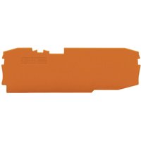 2006-1692 Abschluss- und Trennplatte Orange 1 St. - Wago von WAGO