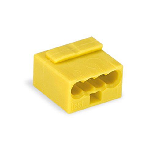 25x Wago 243-504 MICRO Verbindungsklemme - mini Wago - 4-fach - Verteilerklemme - Dosenklemme - gelb 25x Wago 243-504 MICRO Verbindungsklemme - mini Wago - 4-fach - Verteilerklemme - Dosenklemme - gelb von WAGO