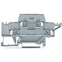 WAGO 280-528 Doppelstock-Durchgangsklemme 5mm Zugfeder Belegung: L Grau 50St. von WAGO