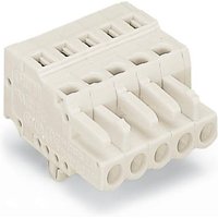 WAGO Buchsengehäuse-Kabel 721 Polzahl Gesamt 4 Rastermaß: 5mm 721-104/008-037 100St. von WAGO