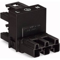 WAGO Netz-H-Verteiler Netz-Stecker - Netz-Buchse, Netz-Buchse Gesamtpolzahl: 3 Rot 50St. von WAGO