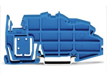 WAGO Sammelschienenträger für TS35 2009-305, 16-polig, Schraube, Klemme, Blau, Kunststoff, DIN-Schienenmontage, IEC, 690 V AC von WAGO