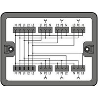 WAGO 899-631/100-000 Verteiler-Box 899 25A Schwarz 1St. von WAGO