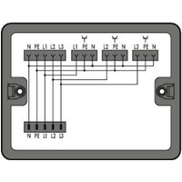 WAGO 899-631/346-000 Verteiler-Box 899 25A Schwarz 1St. von WAGO