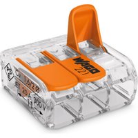WAGO GmbH& Co. KG Compact-Verbindungsklemme 3-Leiter bis 4qmm 221-413 von WAGO