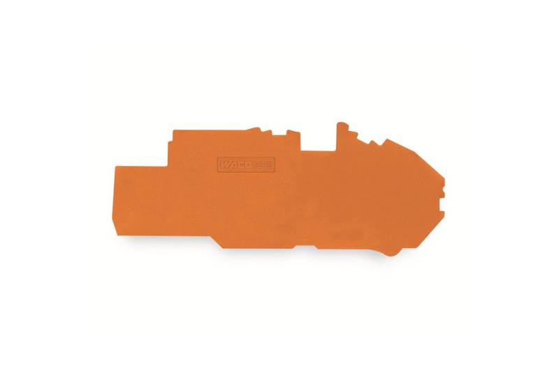 WAGO Abdeckplatte WAGO Abschluss- und Zwischenplatte, 2016-7792, orange von WAGO