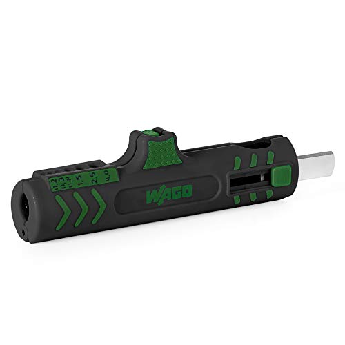 WAGO Universal-Entmanteler 206-1442 | Für Durchmesser von 8 mm bis 13 mm, ergonomische, rutschfeste Griffzonen, sichere Verriegelungstechnik WAGO Universal-Entmanteler 206-1442 | Für Durchmesser von 8 mm bis 13 mm, ergonomische, rutschfeste Griffzonen, sichere Verriegelungstechnik von WAGO