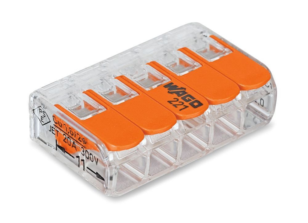 WAGO Verbindungsklemme Wago Compact Hebelklemme 211 Anzahl Leiter: 5 WAGO Verbindungsklemme Wago Compact Hebelklemme 211 Anzahl Leiter: 5 von WAGO
