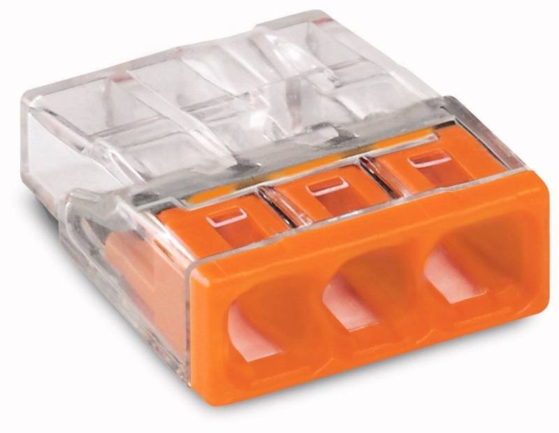 WAGO Verbindungsklemme Wago Compact Steckklemme Anzahl Leiter: 3, 0,5 - von WAGO