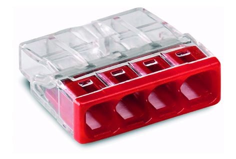 Wago Compact Steckklemme Anzahl Leiter: 4, 0,5 - 2,5 mm², 10 Stück von WAGO