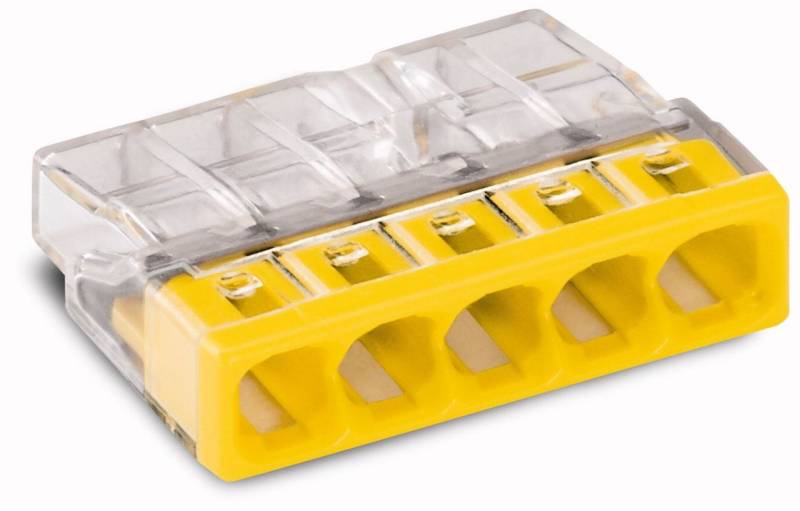 Wago Compact Steckklemme Anzahl Leiter: 5, 0,5 - 2,5 mm, 100 Stück von WAGO