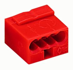 Wago Micro Steckklemme Anzahl Leiter: 4, 0,6 - 0,8 mm², 10 Stück von WAGO