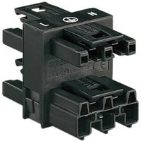 Wago - Netz-Verteiler Netz-Stecker - Netz-Buchse, Netz-Buchse, Netz-Buchse Gesamtpolzahl: 2 + pe Schw von WAGO